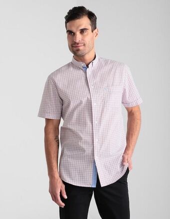 Camisa casual yale manga corta para hombre