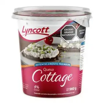 Queso cottage lyncott premium 960 gr