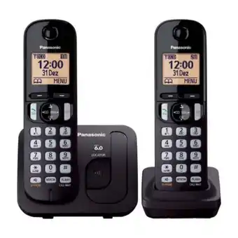 Sam's Club Paquete de 2 teléfonos inalámbricos panasonic con pantalla lcd oferta
