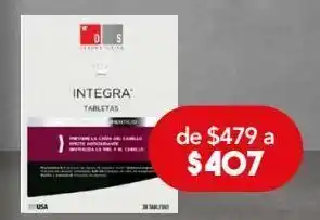 Farmacia San Pablo Integra suplemento alimenticio anticaída 30 tableta oferta