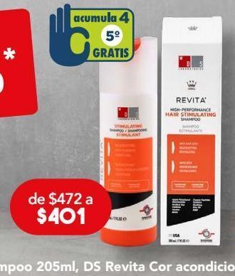 Farmacia San Pablo Revita shampoo anticaída y estimulante del crecimiento 205 ml oferta