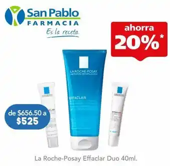 Farmacia San Pablo La roche posay effaclar duo (+) corrector anti-imperfecciones severas 40 ml oferta