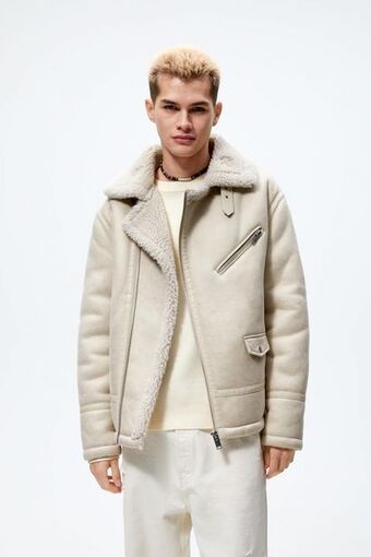ZARA Cazadora doble faz oferta