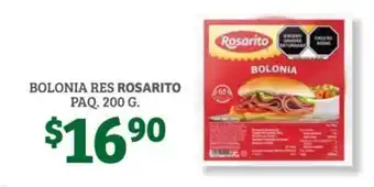 Soriana Híper Bolonia Res Rosarito Paq. 200g oferta