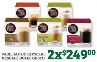 Soriana Híper Variedad de Capsulas Nescafe Dolce Gusto oferta