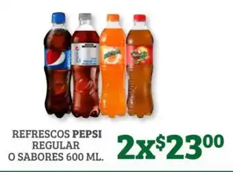 Refrescos Pepsi Regular o Sabores 600 ml