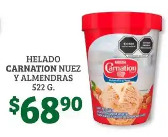 Soriana Híper Helado Carnation Nuez Y Almendras 522 g oferta