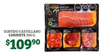 Soriana Híper Surtido Castellano Loriente 200g oferta