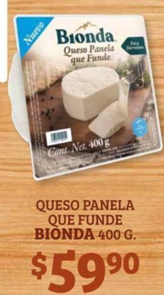 Soriana Híper Queso Panela Que Funde Bionda 400g oferta