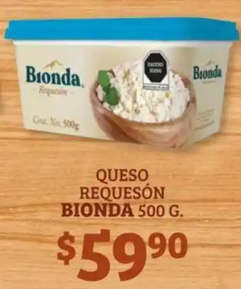 Soriana Híper Queso Requeson Bionda 500g oferta