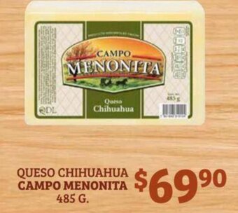 Soriana Híper Queso Chihuahua Campo Menonita 485g oferta
