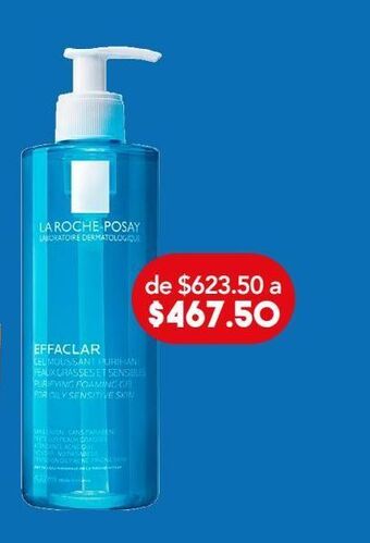 Farmacia San Pablo La roche posay effaclar gel de limpieza facial para piel grasa 400 ml oferta