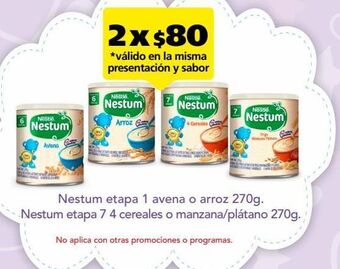 Farmacia San Pablo Nestum cereal infantil fortificado de avena 270 g oferta