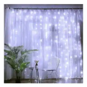 Fandeal Cortina de luces led, 3 * 3m 300 luz led lampara lluminación oferta