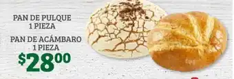 Soriana Híper Pan de Pulque 1 Pieza / Pan de Acambaro 1 Pieza oferta