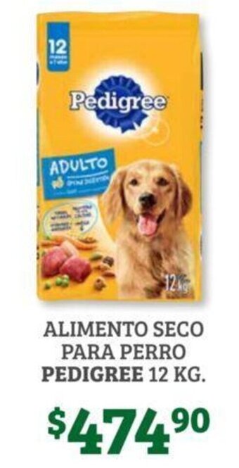 Soriana Híper ALimento Seco Para Perro Pedigree 12 kg oferta