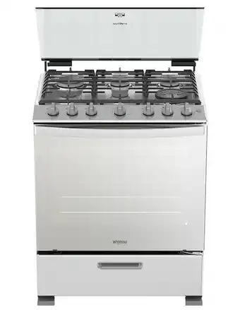 Estufa a gas whirlpool 76 cm wfr7100s