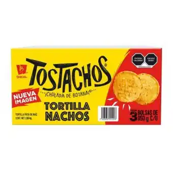 Nachos barcel tostachos 3 pzas de 950 g c/u