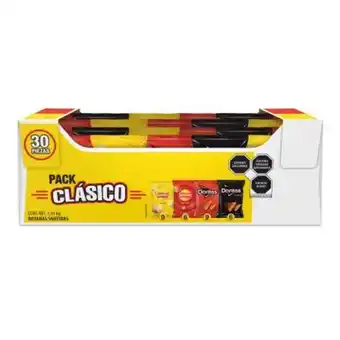 Sam's Club Surtido de botanas sabritas pack clásico 30 pzas oferta