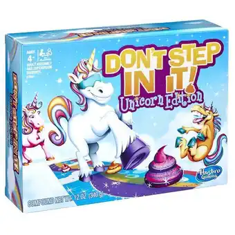 Juego de mesa ¡no la aplastes! edición de unicornio hasbro
