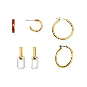 Ésika Estuche de aretes x3 shinning feel oferta