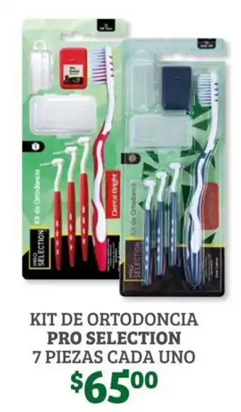 Soriana Híper Kit de Ortodoncia Pro Selection 7 Piezas cada uno oferta