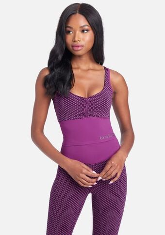 Bebe Holographic bebe logo 2 tone top oferta
