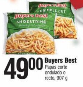Smart & Final Buyers Best Papas corte ondulado o recto 907g oferta