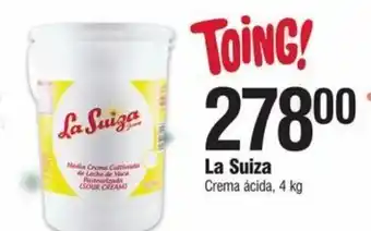 Smart & Final La Suiza Crema Acida 4kg oferta