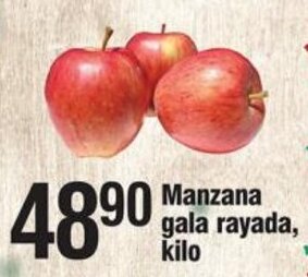 Manzana gala rayada kilo