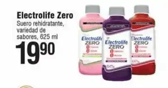 Electrolife Zero Suero rehidratante variedad de sabores 625 ml
