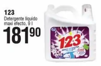 Smart & Final 123 Detergente liquido maxi efecto 9 l oferta