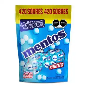 Caramelos masticables confitados mentos con 420 pzas