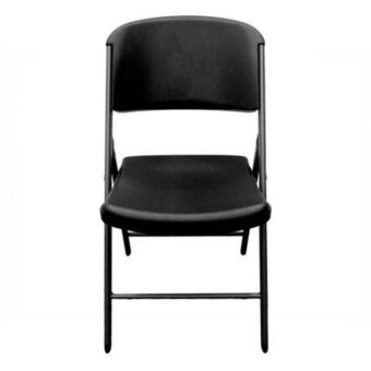 Silla plegable lifetime negra