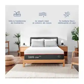 Sam's Club Colchón luuna one plus matrimonial oferta