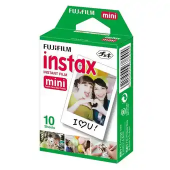 Película fujifilm instax mini b (10 placas)