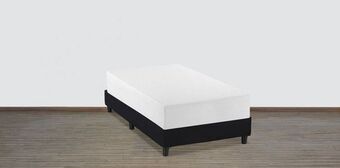 Muebles Dico Base de cama individual gris negro renata oferta