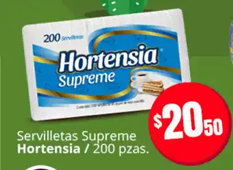 Servilletas Supreme Hortensia / 200 pzas