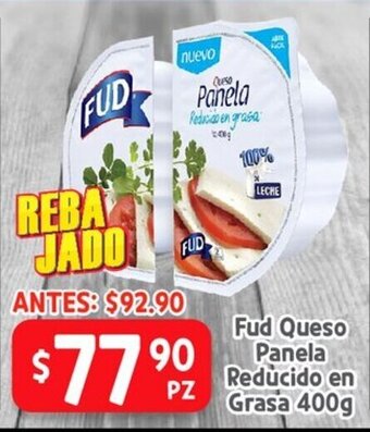 HEB Fud Queso Panela Reducido en Grasa 400g oferta