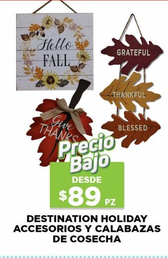 HEB Destination Holiday Accesorios Y Calabazas de Cosecha oferta