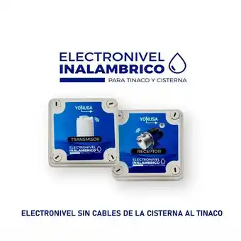 Electro nivel inalambrico para tinaco y cisterna eil-1k0v1 yonusa
