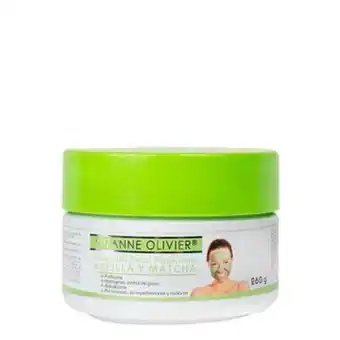 Mascarilla facial arcilla y matcha, suzanne oliver 260 g