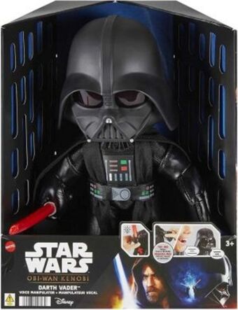 Peluche star wars darth vader con sonidos y luz