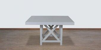 Muebles Dico Mesa de comedor cuadrada mika gris oferta