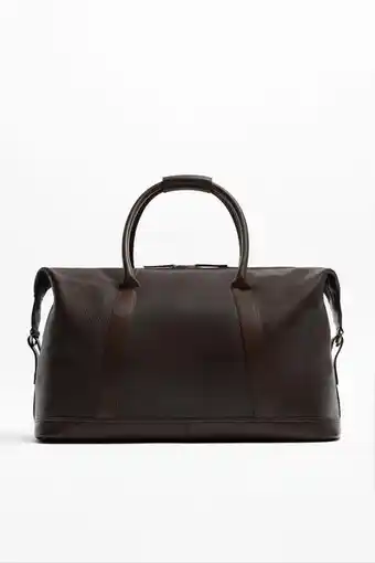 ZARA Bolso bowling piel oferta