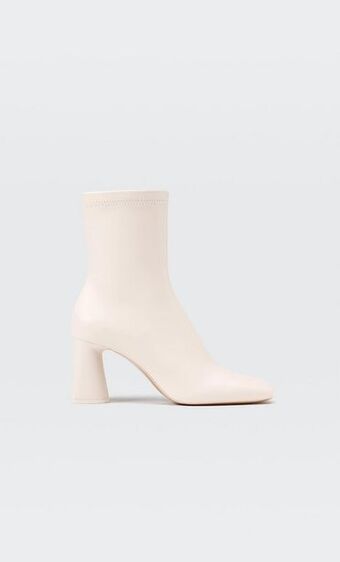 Botines tacón medio stretch