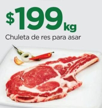 Chedraui Chuleta de Res para Asar oferta