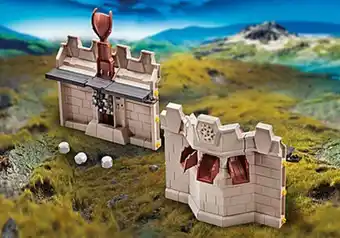 Playmobil 9839 extensión de pared con catapulta para el gran castillo de novelm oferta