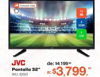 RadioShack Pantalla jvc / 32 pulgadas / hd oferta