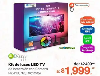 RadioShack Kit de luces led dbugg nx-k88 / wifi / 80 cms. oferta